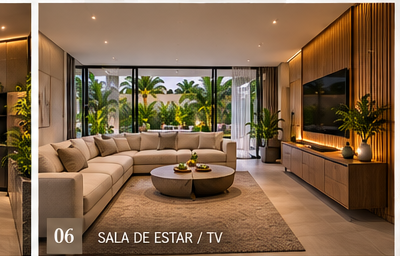Sala de estar e TV